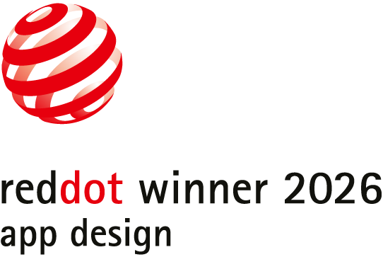 Red Dot Winner 2026 – App Design